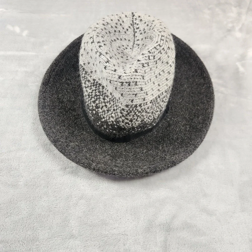 Coco + Carmen Grey Bucket Hat Soft‎ Wool Trendy Streetwear Classic Boho Chic